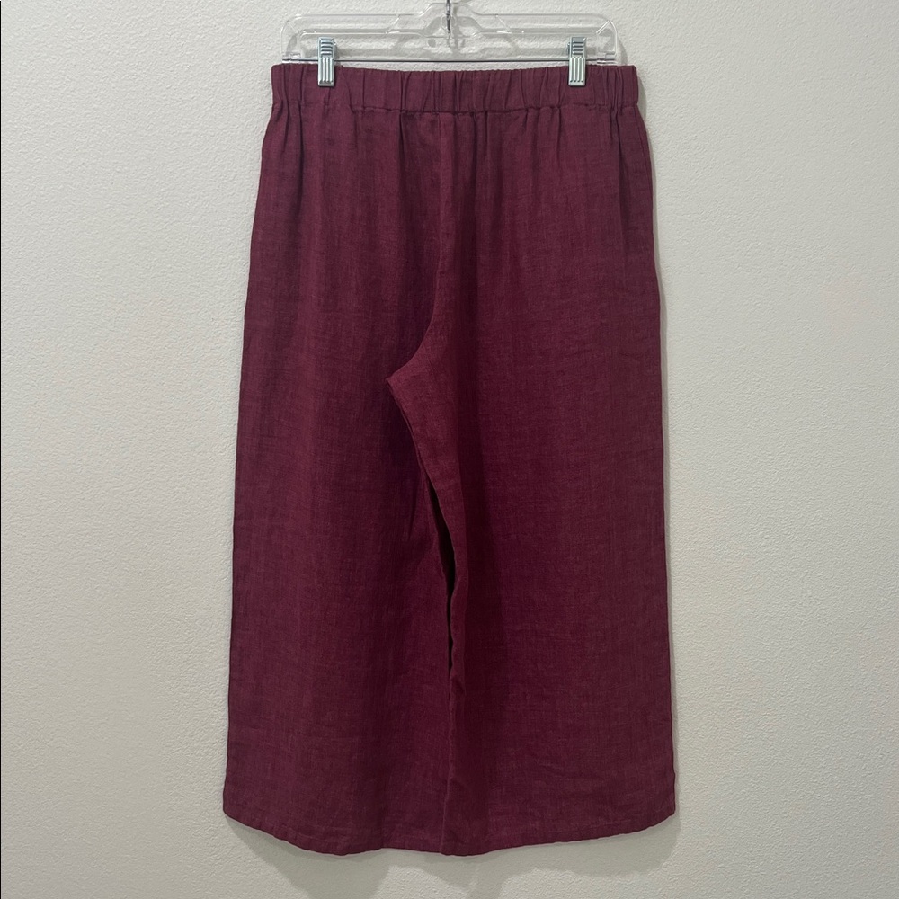 Eileen Fisher Delave Wide-Leg Linen Pant - Picture 6 of 10